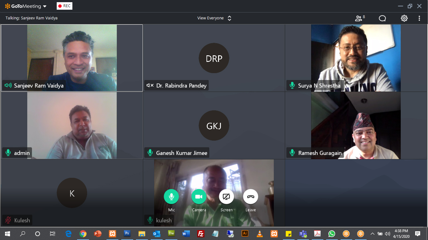 Online Meeting through GoTOMeeting