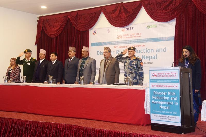 26th National Symposium on â€˜Earthquake Risk Reduction and Management in Nepalâ€™ held in Kathmandu.